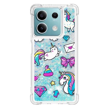YB Quicksand Series-2 For Xiaomi Redmi Note 13 5G (Global) Moving Quicksand Phone Case Patterned TPU Cover