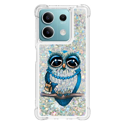 YB Quicksand Series-2 For Xiaomi Redmi Note 13 5G (Global) Moving Quicksand Phone Case Patterned TPU Cover