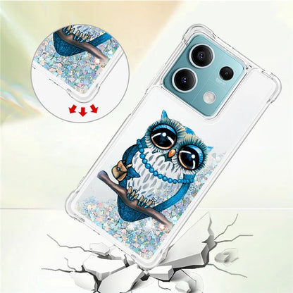 YB Quicksand Series-2 For Xiaomi Redmi Note 13 5G (Global) Moving Quicksand Phone Case Patterned TPU Cover