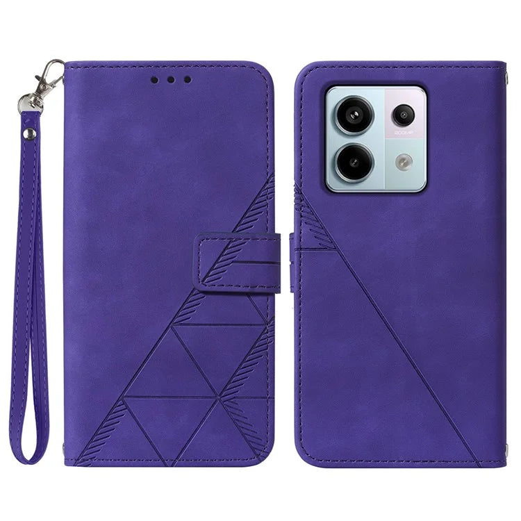 YB Imprinting Series-1 For Xiaomi Redmi Note 13 Pro 5G / Poco X6 5G Case Flip Wallet Leather Phone Cover