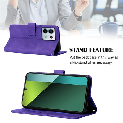 YB Imprinting Series-1 For Xiaomi Redmi Note 13 Pro 5G / Poco X6 5G Case Flip Wallet Leather Phone Cover