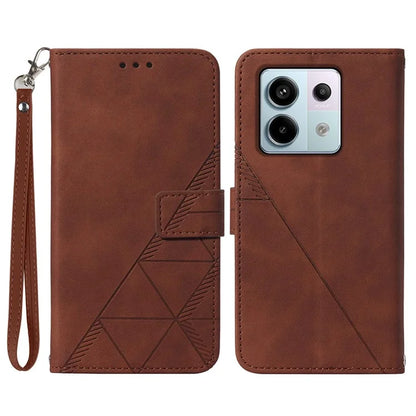 YB Imprinting Series-1 For Xiaomi Redmi Note 13 Pro 5G / Poco X6 5G Case Flip Wallet Leather Phone Cover