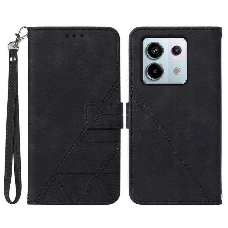 YB Imprinting Series-1 For Xiaomi Redmi Note 13 Pro 5G / Poco X6 5G Case Flip Wallet Leather Phone Cover