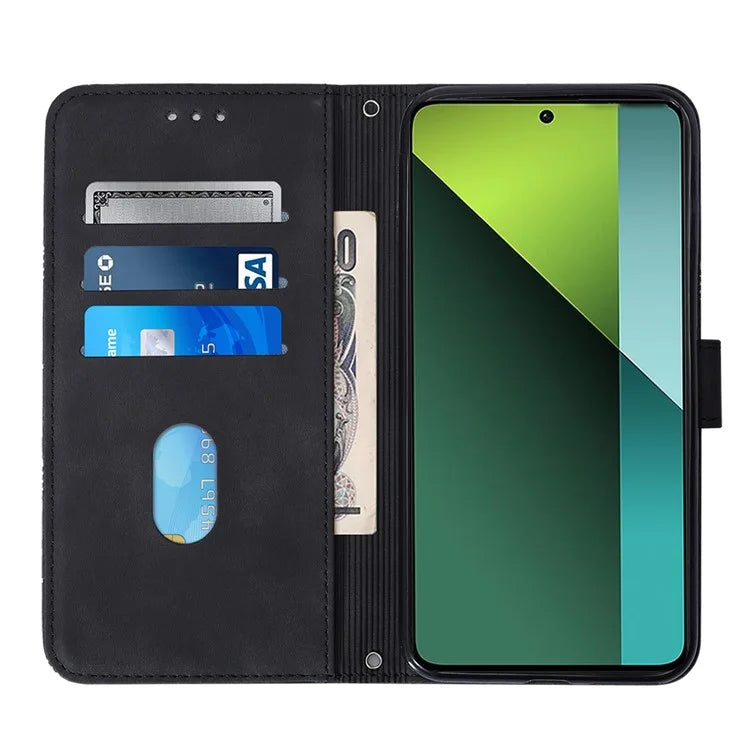 YB Imprinting Series-1 For Xiaomi Redmi Note 13 Pro 5G / Poco X6 5G Case Flip Wallet Leather Phone Cover