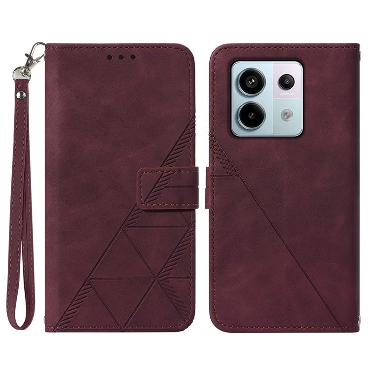 YB Imprinting Series-1 For Xiaomi Redmi Note 13 Pro 5G / Poco X6 5G Case Flip Wallet Leather Phone Cover