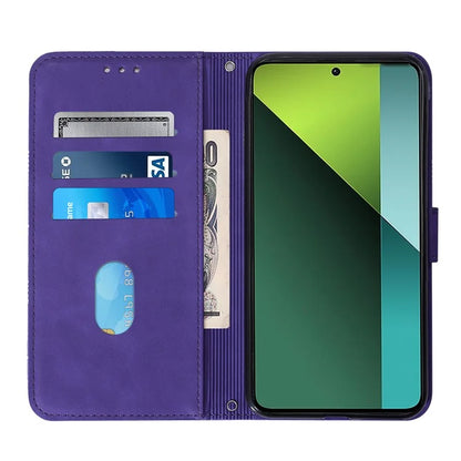 YB Imprinting Series-2 for Xiaomi Redmi Note 13 Pro 5G / Poco X6 5G Case Leather Phone Cover with Crossbody Strap