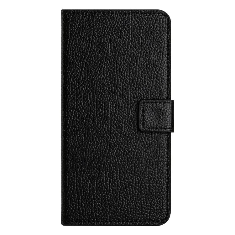 Cell Phone Cover for Motorola Moto G24 Power Case Litchi Texture PU Leather Stand Wallet