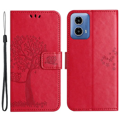 For Motorola Moto G24 Power Imprinted Pattern Wallet Phone Case PU Leather Phone Cover