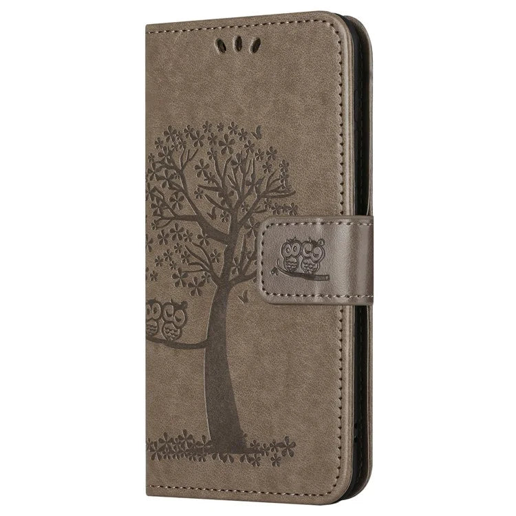 For Motorola Moto G24 Power Imprinted Pattern Wallet Phone Case PU Leather Phone Cover