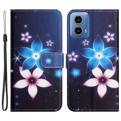 For Motorola Moto G24 Power Phone Case 3D Pattern Leather Wallet Cover