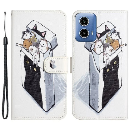 For Motorola Moto G24 Power Phone Case 3D Pattern Leather Wallet Cover