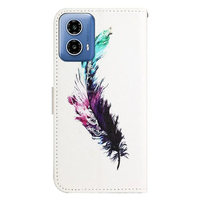For Motorola Moto G24 Power Phone Case 3D Pattern Leather Wallet Cover