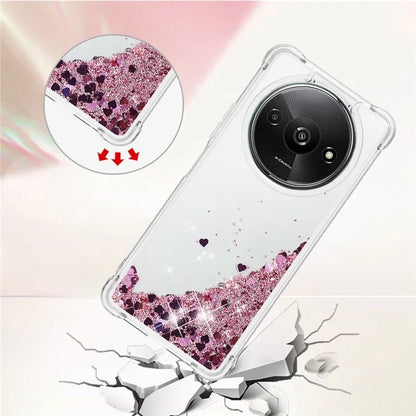 YB Quicksand Series-1 For Xiaomi Redmi A3 Case Glitter Liquid TPU Shockproof Phone Cover