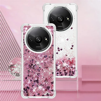 YB Quicksand Series-1 For Xiaomi Redmi A3 Case Glitter Liquid TPU Shockproof Phone Cover