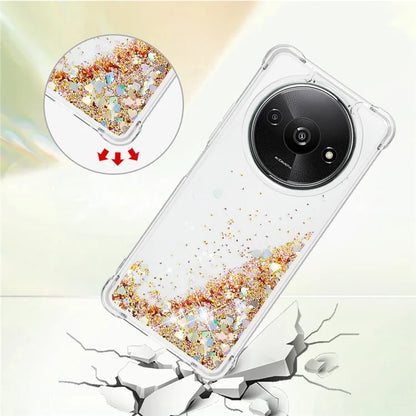 YB Quicksand Series-1 For Xiaomi Redmi A3 Case Glitter Liquid TPU Shockproof Phone Cover