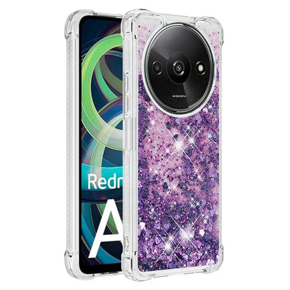 YB Quicksand Series-1 For Xiaomi Redmi A3 Case Glitter Liquid TPU Shockproof Phone Cover