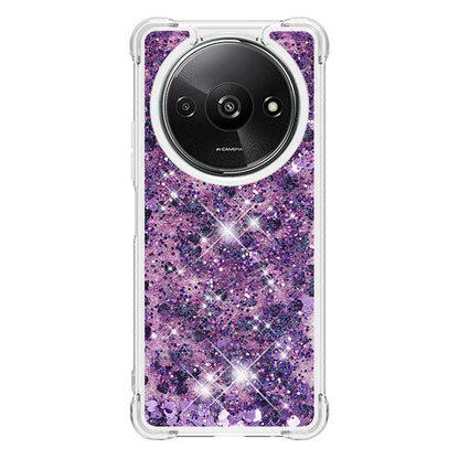 YB Quicksand Series-1 For Xiaomi Redmi A3 Case Glitter Liquid TPU Shockproof Phone Cover