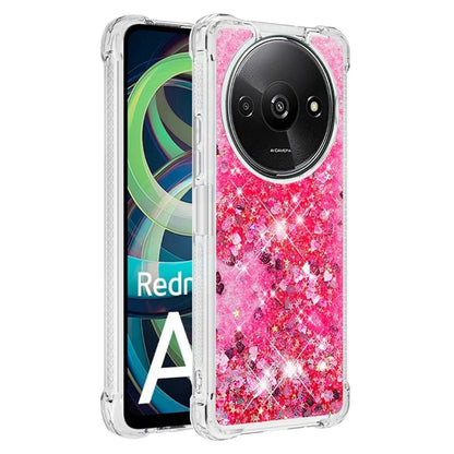 YB Quicksand Series-1 For Xiaomi Redmi A3 Case Glitter Liquid TPU Shockproof Phone Cover