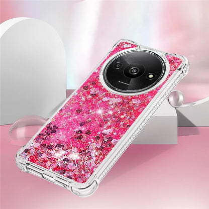 YB Quicksand Series-1 For Xiaomi Redmi A3 Case Glitter Liquid TPU Shockproof Phone Cover