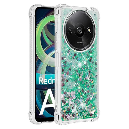 YB Quicksand Series-1 For Xiaomi Redmi A3 Case Glitter Liquid TPU Shockproof Phone Cover