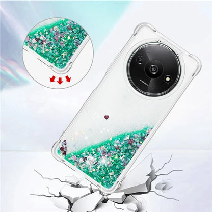 YB Quicksand Series-1 For Xiaomi Redmi A3 Case Glitter Liquid TPU Shockproof Phone Cover