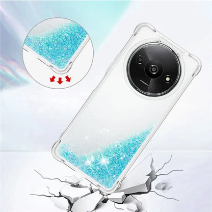 YB Quicksand Series-1 For Xiaomi Redmi A3 Case Glitter Liquid TPU Shockproof Phone Cover
