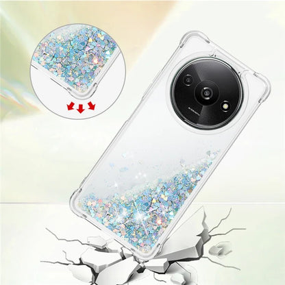 YB Quicksand Series-1 For Xiaomi Redmi A3 Case Glitter Liquid TPU Shockproof Phone Cover