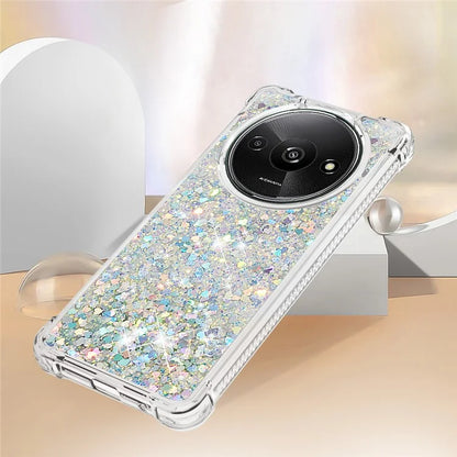 YB Quicksand Series-1 For Xiaomi Redmi A3 Case Glitter Liquid TPU Shockproof Phone Cover