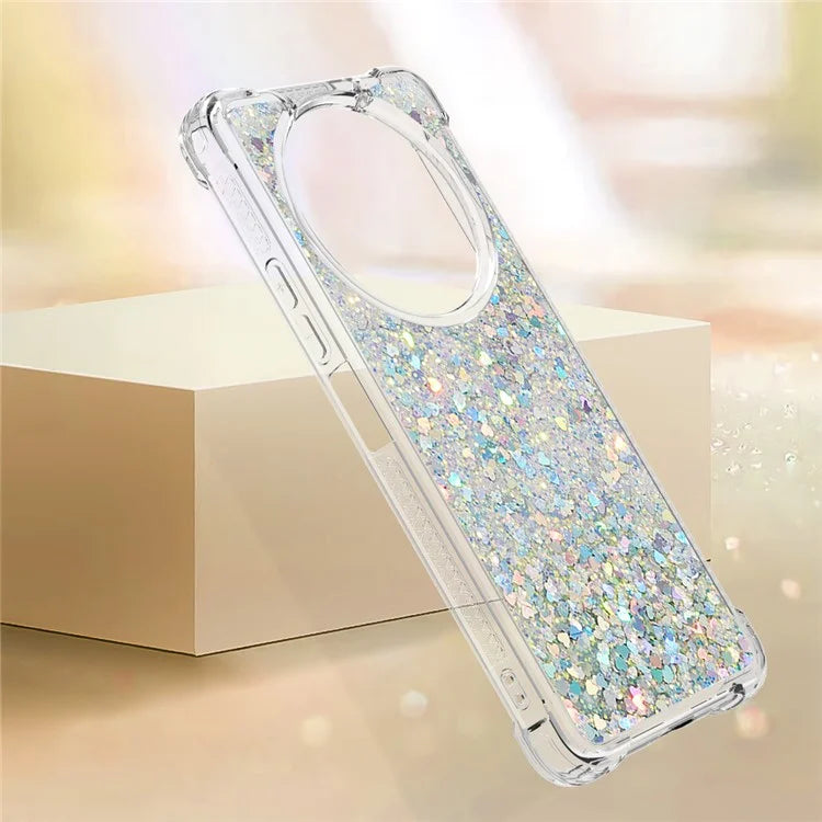 YB Quicksand Series-1 For Xiaomi Redmi A3 Case Glitter Liquid TPU Shockproof Phone Cover