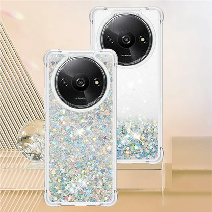 YB Quicksand Series-1 For Xiaomi Redmi A3 Case Glitter Liquid TPU Shockproof Phone Cover