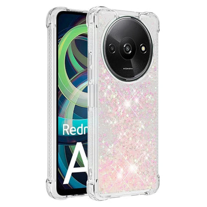 YB Quicksand Series-1 For Xiaomi Redmi A3 Case Glitter Liquid TPU Shockproof Phone Cover