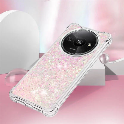 YB Quicksand Series-1 For Xiaomi Redmi A3 Case Glitter Liquid TPU Shockproof Phone Cover