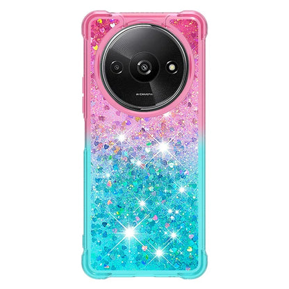 YB Quicksand Series-3 for Xiaomi Redmi A3 Case Sparkle Sequin Soft TPU  Phone Cover