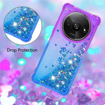YB Quicksand Series-3 for Xiaomi Redmi A3 Case Sparkle Sequin Soft TPU  Phone Cover