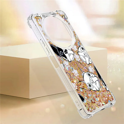 YB Quicksand Series-2 For Xiaomi Redmi A3 Case Glitter Bling Flowing TPU Pattern Phone Cover