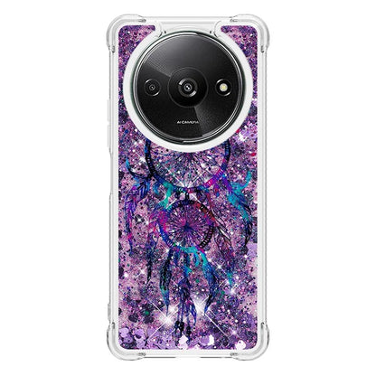 YB Quicksand Series-2 For Xiaomi Redmi A3 Case Glitter Bling Flowing TPU Pattern Phone Cover