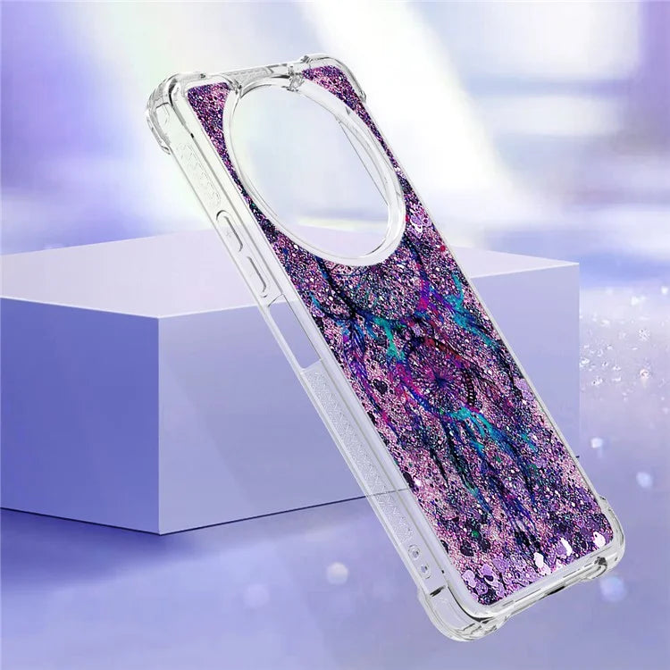 YB Quicksand Series-2 For Xiaomi Redmi A3 Case Glitter Bling Flowing TPU Pattern Phone Cover