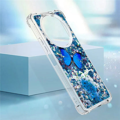 YB Quicksand Series-2 For Xiaomi Redmi A3 Case Glitter Bling Flowing TPU Pattern Phone Cover