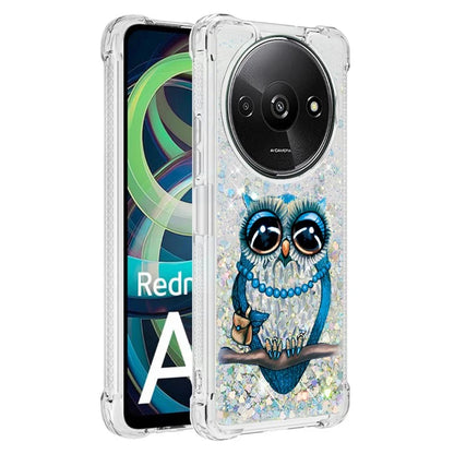YB Quicksand Series-2 For Xiaomi Redmi A3 Case Glitter Bling Flowing TPU Pattern Phone Cover