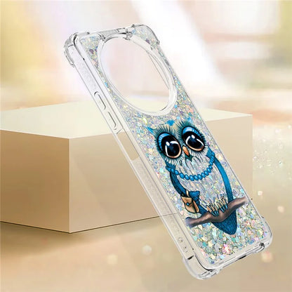 YB Quicksand Series-2 For Xiaomi Redmi A3 Case Glitter Bling Flowing TPU Pattern Phone Cover