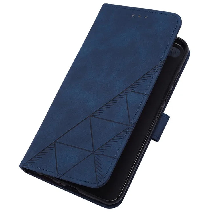 YB Imprinting Series-2 for Google Pixel 9 Case Cell Phone Imprinted Leather Stand Cover with Shoulder Strap