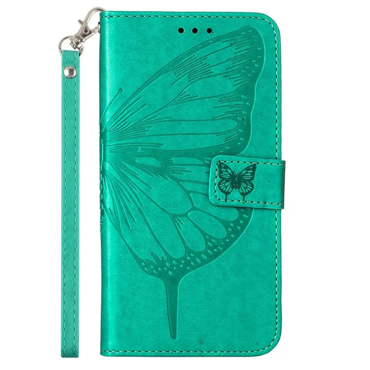 YB Imprinting Series-4 For Motorola Moto G Play 5G (2024) / Moto G 5G (2024) Phone Case with Floral Butterfly Pattern