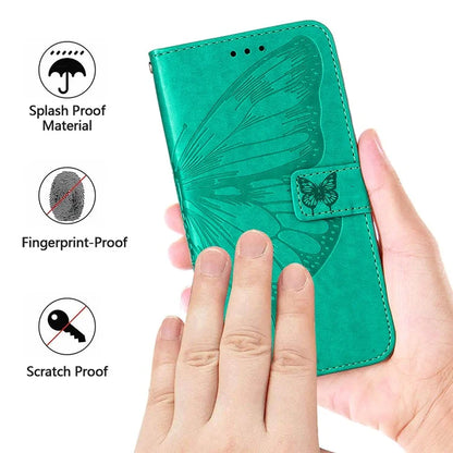 YB Imprinting Series-4 For Motorola Moto G Play 5G (2024) / Moto G 5G (2024) Phone Case with Floral Butterfly Pattern