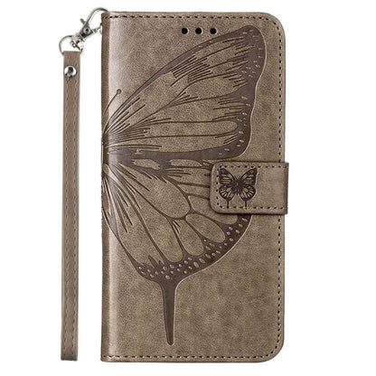 YB Imprinting Series-4 For Motorola Moto G Play 5G (2024) / Moto G 5G (2024) Phone Case with Floral Butterfly Pattern