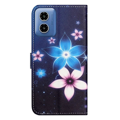 For Motorola Moto G04 4G / G24 4G Cell Phone Cover Case Leather 3D Pattern Magnetic Flip Phone Shell