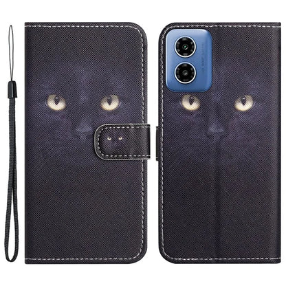 For Motorola Moto G04 4G / G24 4G Cell Phone Cover Case Leather 3D Pattern Magnetic Flip Phone Shell