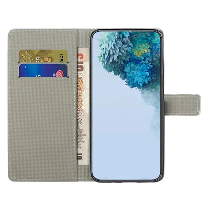 For Motorola Moto G04 4G / G24 4G Cell Phone Cover Pattern Printing Folio PU Leather Phone Case