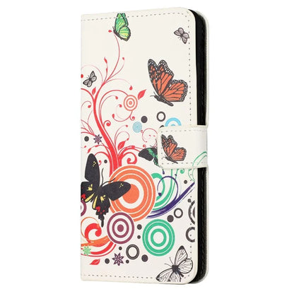 For Motorola Moto G04 4G / G24 4G Cell Phone Cover Pattern Printing Folio PU Leather Phone Case