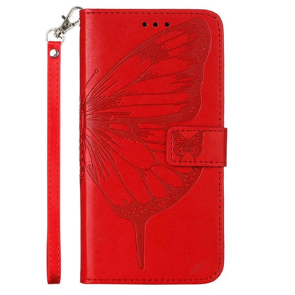 YB Imprinting Series-4 For Motorola Moto G Stylus 5G (2024) Magnetic Phone Case Wallet Cover Butterfly Imprinted