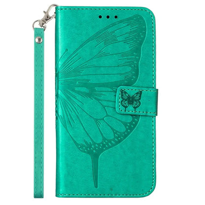 YB Imprinting Series-4 For Motorola Moto G Stylus 5G (2024) Magnetic Phone Case Wallet Cover Butterfly Imprinted